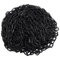  Warning Chain Black 30 m Ø4 mm Plastic