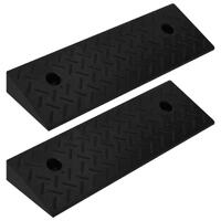  Kerb Ramps 2 pcs 50x17.5x5 cm Rubber