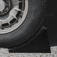  Wheel Chocks 4 pcs 16x9x9 cm Rubber