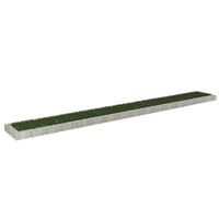  Gabion Raised Bed Galvanised Steel 800x100x20 cm