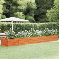  Garden Raised Bed Rusty 480x80x45 cm Corten Steel