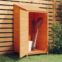  Garden Shed Brown 55x52x112 cm Solid Wood Fir