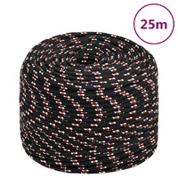  Boat Rope Black 8 mm 25 m Polypropylene