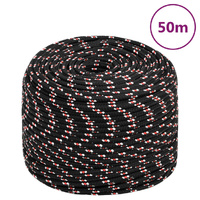  Boat Rope Black 8 mm 50 m Polypropylene