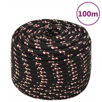  Boat Rope Black 12 mm 100 m Polypropylene