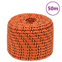  Boat Rope Orange 12 mm 50 m Polypropylene