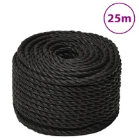  Work Rope Black 12 mm 25 m Polypropylene