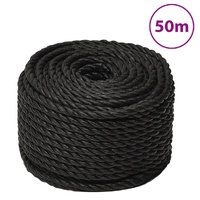  Work Rope Black 12 mm 50 m Polypropylene