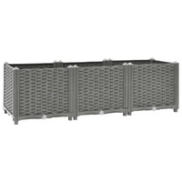  Raised Bed 120x40x38 cm Polypropylene
