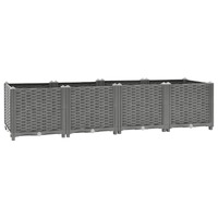  Raised Bed 160x40x38 cm Polypropylene