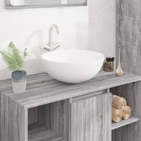  Wash Basin White 36x15 cm Ceramic Round