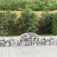  Arched Gabion Basket 200x50x40/60 cm Galvanised Iron