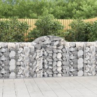  Arched Gabion Basket 200x50x100/120 cm Galvanised Iron