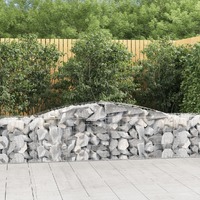  Arched Gabion Basket 400x50x60/80 cm Galvanised Iron