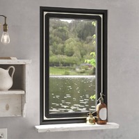  Magnetic Insect Screen for Windows White 80x140 cm