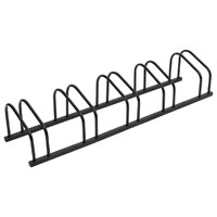  Bike Rack for 5 Bikes Black Steel