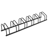  Bike Rack for 6 Bikes Black Steel