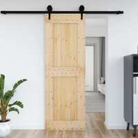  Door NARVIK 80x210 cm Solid Wood Pine