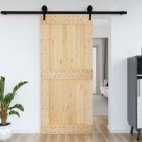  Door NARVIK 100x210 cm Solid Wood Pine