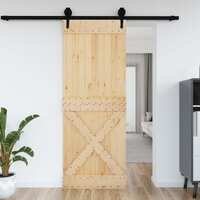  Door NARVIK 85x210 cm Solid Wood Pine