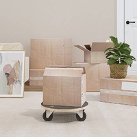  Transport Trolleys 2 pcs Round Ø38x11.5 cm 250 kg