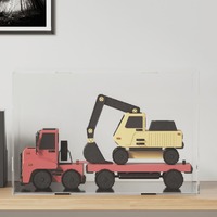  Display Box Transparent 56x36x37 cm Acrylic