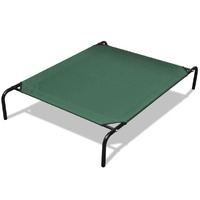  Elevated Pet Bed with Steel Frame 90 x 60 cm