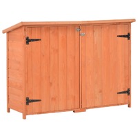  Garden Storage Shed 128x42x91 cm Wood