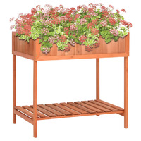  Herb Planter 80x60x80 cm Solid Firwood