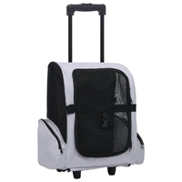  Foldable Multipurpose Pet Trolley Grey