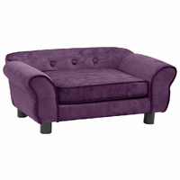  Dog Sofa Burgundy 72x45x30 cm Plush
