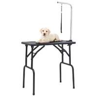  Adjustable Dog Grooming Table with 1 Loop