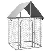  Outdoor Dog Kennel with Roof 100x100x150 cm