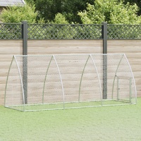  Chicken Cage Silver 300x105x120 cm Galvanised Steel