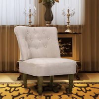  French Chair Cream Fabric