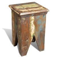  Stool Solid Reclaimed Wood