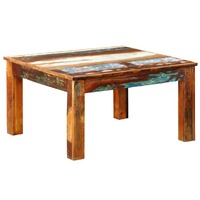  Coffee Table Square Reclaimed Wood