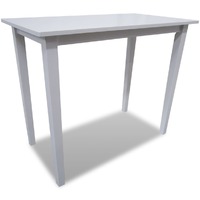 Wooden Bar Table White
