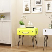  Side Cabinet 49.5x36x60 cm Yellow