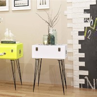  Side Cabinet 40x30x57 cm White