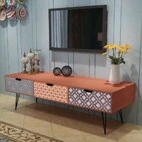  TV Cabinet with 3 Drawers 120x40x36 cm Brown