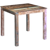  Dining Table Solid Reclaimed Wood 80x82x76 cm