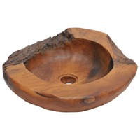  Basin Solid Teak 45 cm