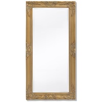  Wall Mirror Baroque Style 100x50 cm Gold