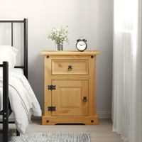  Bedside Cabinet Mexican Pine Corona Range 53x39x66 cm