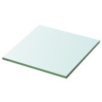  Shelf Panel Glass Clear 20x20 cm