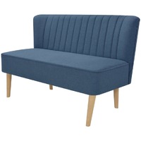  Sofa Fabric 117x55.5x77 cm Blue