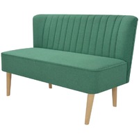  Sofa Fabric 117x55.5x77 cm Green