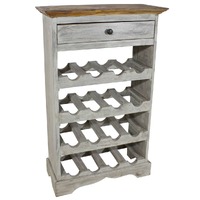  Wine Rack Solid Mahogany Wood 55x23x85 cm