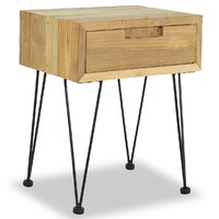  Bedside Cabinet 40x30x50 cm Solid Teak
